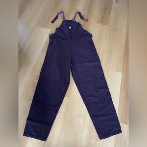 Women's Dark Purple Overalls